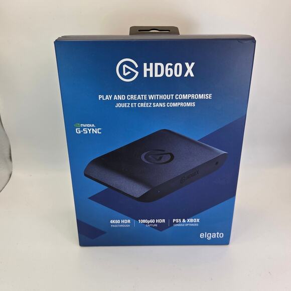 Elgato HD60 X External Capture Card 4K60 HDR PS5 Xbox PC New Sealed - Picture 1 of 6